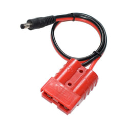 14AWG DC 5.5mm X 2.1mm Power Plug Extension Cable Connector for Anderson Power Generator Backup Battery and Foldable Solar - 1PCS RED