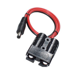 14AWG DC 5.5mm X 2.1mm Power Plug Extension Cable Connector for Anderson Power Generator Backup Battery and Foldable Solar - 1PCS BLACK