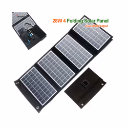 Solar Panel Folding Pack 28W 21W 14W 5V Photovoltaic Charger Solar Outdoor Power Bank Charging Board Dual USB Solar PV Cells ...