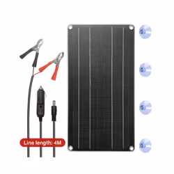 solar panel 12v Trickle Charger for Car Battery Solar Battery Maintainer Car Truck Boat RV Motorcycle Marine Trailer power - ...