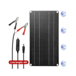 solar panel 12v Trickle Charger for Car Battery Solar Battery Maintainer Car Truck Boat RV Motorcycle Marine Trailer power - solar panel 12v kit