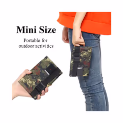50W Outdoor Foldable Solar Panels Cell 5V USB Portable Waterproof Solar Smartphone Battery Charger for Tourism Camping Hiking - Camouflage 20w 5V