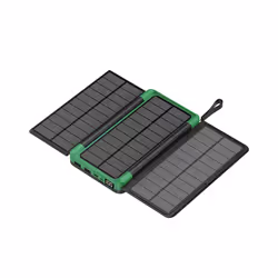 20000mAh Folding Solar Power Bank with 3 Solar Panel Qi Wireless Charger Powerbank for iPhone 15 14 13 Huawei Xiaomi Poverban ...