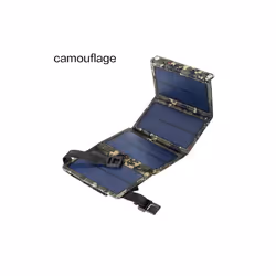 Solar Cell 20W Photovoltaic Panels USB Charger System Battery V 5V Portable Flexible Foldable Energy Power Camping Set - Camo ...