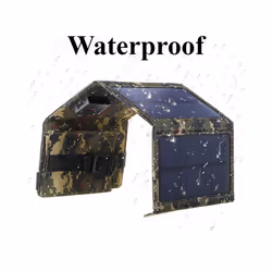 Camping Waterproof 20W 5V Folding USB Solar Panel Cells Portable Outdoor Emergency Charging Panel Phone Battery Charger - 5W 5V