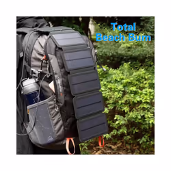 Outdoor Multifunctional Portable Solar Charging Panel Foldable 5V 1A USB Output Device Camping Tool High Power Output - B