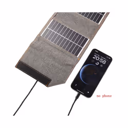 130W/80W Folding Solar Panel USB 5V Solar Charger Portable Solar Cell Outdoor Phone Power Bank for Camping Hiking + 3 in - 80W