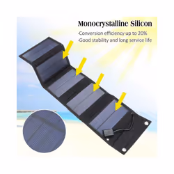 70W Foldable Solar Panel 5V USB Solar Cell Portable Folding Waterproof Solar Panel Charger Outdoor Mobile Power Battery - Solar Battery