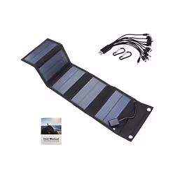 5v 600w Foldable Solar Panel Mobile Phone Charger Solar Panel Usb Mobile Power Supply Used Emergency Situations Mobile Campin ...