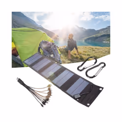 5v 600w Foldable Solar Panel Mobile Phone Charger Solar Panel Usb Mobile Power Supply Used Emergency Situations Mobile Camping - Black
