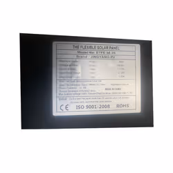 Solar Panel 20w 18V Flexible Portable ETFE Film Coating For 12V Battery Charger Car or Camping Phone Charge - L410mm W340mm
