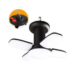 LED Leaf Camping Hung Lamp Outdoor Folding Solar Emergency Tent Camping Lights Fishing Travel Lanterns USB Rechargeable - Leaf Camping Light