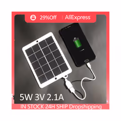 Sun Folding Solar Cells Charger 3W 5V 2.1A USB Output Devices Portable Solar Panels for Smartphones Outdoor For Phone Chargin ...