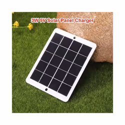 Sun Folding Solar Cells Charger 3W 5V 2.1A USB Output Devices Portable Solar Panels for Smartphones Outdoor For Phone Charging - Solar Panel