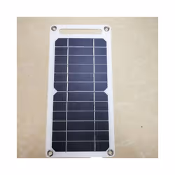 Foldable Outdoor Camping Portable Solar Charger Power Bank Battery Mobile Phone Charging Solar Panel - Dark Grey