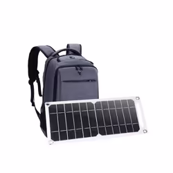 10W Solar Kit 5V Outdoor Solar Mobile Phone Charging Panel Flexible Solar Panel Backpack Solar Charger - solar panel