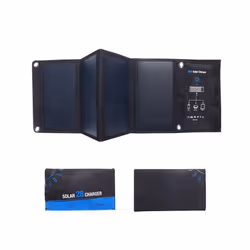 28W Solar Charger 3 USB Ports Foldable Portable Solar Phone Charger with SunPower Solar Panel for mobilephone Camping - 28W, ...