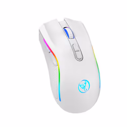 T69 Wireless Mechanical Mouse RGB Gaming Mouse Ergonomic 7 Programmable Buttons 4800DPI Mouse for Office - 800x300x2mm, LY008895 8