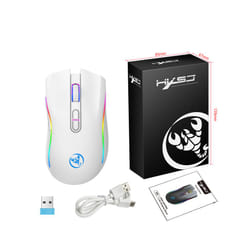 T69 Wireless Mechanical Mouse RGB Gaming Mouse Ergonomic 7 Programmable Buttons 4800DPI Mouse for Office - 550x1000x3mm, WA0213 9