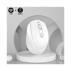 Wireless Mouse Battery Macaron Multicolor Portable Ergonomic Gaming Mouse  Wireless Computer Mause Mute - Pink Wireless