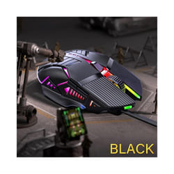 GM6 Wired Mouse RGB Mice Wired Computer Mause LED Backlit Ergonomic Gaming Mouse For Laptop PC - 300x800x3mm, WA00410 18