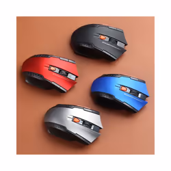 2.4Ghz Gaming Wireless Mouse for MacBook Air Pro 2018-2022 With USB Receiver 1000-1600 Adjustable DPI - Yellow