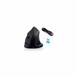Lefon F35 Wireless Vertical Mouse Rechargeable Ergonomic Optical Mouse 2400 DPI Gaming Mice for Computer - purple