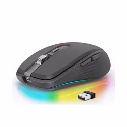 2.4G+BT5.1 Dual-mode Wireless Mouse Computer Gaming Mice Ergonomic Design 4-gear Adjustable DPI Built-in - A 3PCS