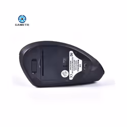 Wireless Vertical Gaming Mouse Optical Ergonomic Mice 1600DPI Gamer Mouse - B With Adapter