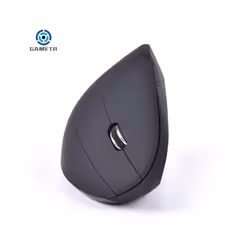 Wireless Vertical Gaming Mouse Optical Ergonomic Mice 1600DPI Gamer Mouse - B With Adapter