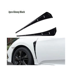 A Pair Car Side Fender Vent Cover Universal Side Wing Air Flow Vent Hood Intake Decoration compatible for Most Cars Exterior Accessories