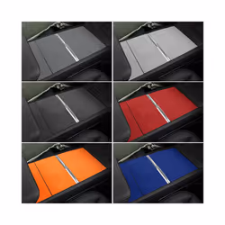 Italian Top Suede Center Console Storage Box Panel Stickers compatible for Tes-la Model 3 Highland 2024-Up Protect Car Accessories