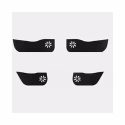 compatible for Leapmotor T03 Car Door Anti-kick Pad Carbon Fiber Leather Protection Film Stickers Decorative Mat Auto Accessories