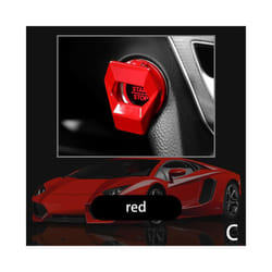 Car Engine Start Stop Switch Button Cover Decorative Auto Push Button Sticky Cover  Car Styling Accessories
