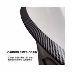 Car ABS Spoiler Carbon Fiber compatible for Tes-la New Model 3 2024 Highland Original High-percompatible formance Exterior Model3 Accessories