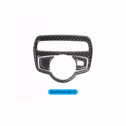 compatible for Mercedes Benz W205 C180 C200 C300 C Class 2017 Carbon Fiber Headlight Switch Knob Trim Frame Sticker  Accessor ...