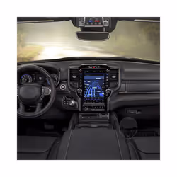 compatible for  Ram 2019 2020 2021 2022 2023 Accessories Carbon Fiber  Grar Handle Air Outlet Trim Sticker Decoration