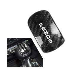 Carbon Fiber Car Gear Shift Knob Cover Head Trim Accessories compatible for compatible ford Mustang 2015 2016 2017 2018 2019 2020 2021 2022 2023