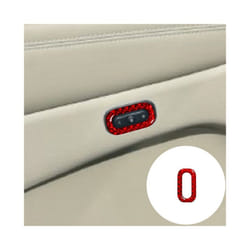 Car Steering Wheel Center Console Radio Gear Shift Panel Frame Carbon Fiber Trim Sticker compatible for  Durango 2014-2020 Accessories