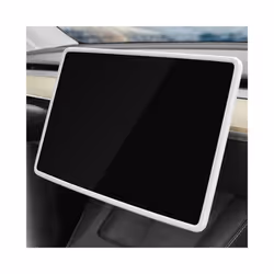 Silicone Screen Protective Frame compatible for Tes-la Model 3 Y Edge Cover Central Control Navigation Screen Protector Trim ...