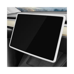 Silicone Screen Protective Frame compatible for Tes-la Model 3 Y Edge Cover Central Control Navigation Screen Protector Trim Car Accessories