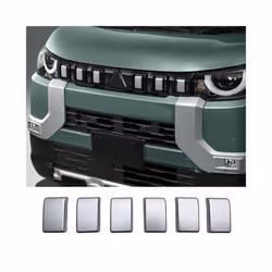 Grill Guard Replacement Accessories compatible for Mitsubishi Delica Mini 2023 Front Grille Grill Cover Trim Decoration Car R4Y3