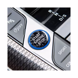 Carbon Fiber  Car Engine Start Stop Button switch Knob Cover Sticker compatible for  G20 F40 i3 i4 F44 G22 G23 G26 X3 G01 X5 Accessories
