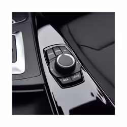 compatible for  F30 F31 F35 F34 F32 F36 F33 Carbon Fiber Multimedia Button Panel Trim Cover M Percompatible formance Car Accessories