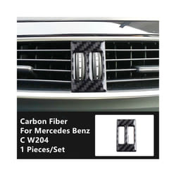 Carbon Fiber  Modification Cover Trim Strips Decorative Stickers compatible for Mercedes Benz C W204 Car Inner Accessories