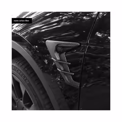2pcs Car Side Wing Panel Cover Spoiler Dust Cover Camera Flanks compatible for Tes-la Model 3 Y 2021-23 Decoration Modification Accessories
