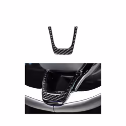 compatible for compatible ford Mustang Mach-E Mach E 2021 2022 Car Carbon Fiber Black Stickers Cover Trim Strip  Decorative A ...