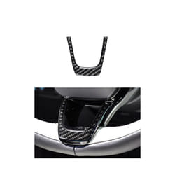 compatible for compatible ford Mustang Mach-E Mach E 2021 2022 Car Carbon Fiber Black Stickers Cover Trim Strip  Decorative Accessories