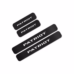 4PCS Car Sill Stickers compatible for Jeep WRANGLER CHEROKEE COMPASS PATRIOT TRAILHAWK RUBICON LIBERTY COMMANDER Auto Interio ...