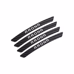 4Pcs Car Wheel Hub Sticker Carbon Fiber Decals compatible for Seat Leon Ibiza Ateca Arona Sport Styling Decor Sticker Car Acc ...